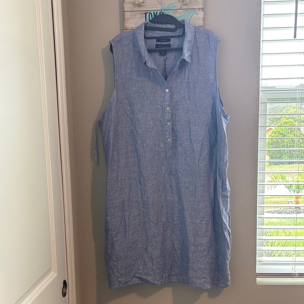 Women’s light denim Sleeveless dress/dress - Picture 4 of 5